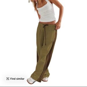 Wide Leg Track Pant